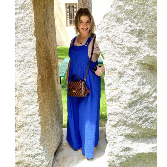 Free People Sun Drenched Overalls Black Sleeveless Jumpsuit Button Details S NWT - Picture 7 of 13